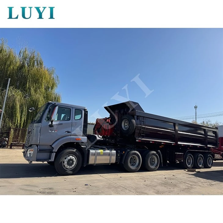 3 Axles 40-60 Tons U-Type Tipping Dump Semi-Trailer best