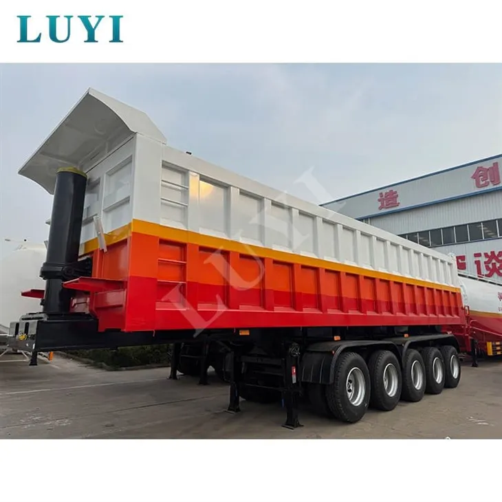 5-axle Heavy-duty 120-ton Rear Dump Trailer, Carbon Steel Self-unloading Truck Trailer best