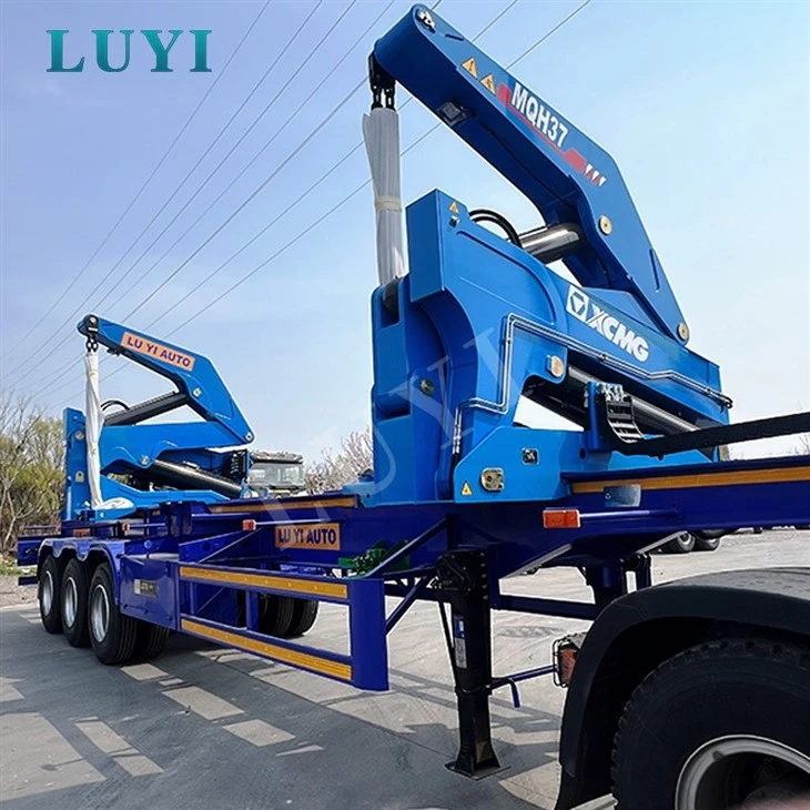 Reliable Container Side Crane Trailer factory Reliable Container Side Crane Trailer factory