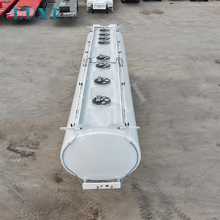 Safe Three Axle Fuel Storage Tank Trailer factory