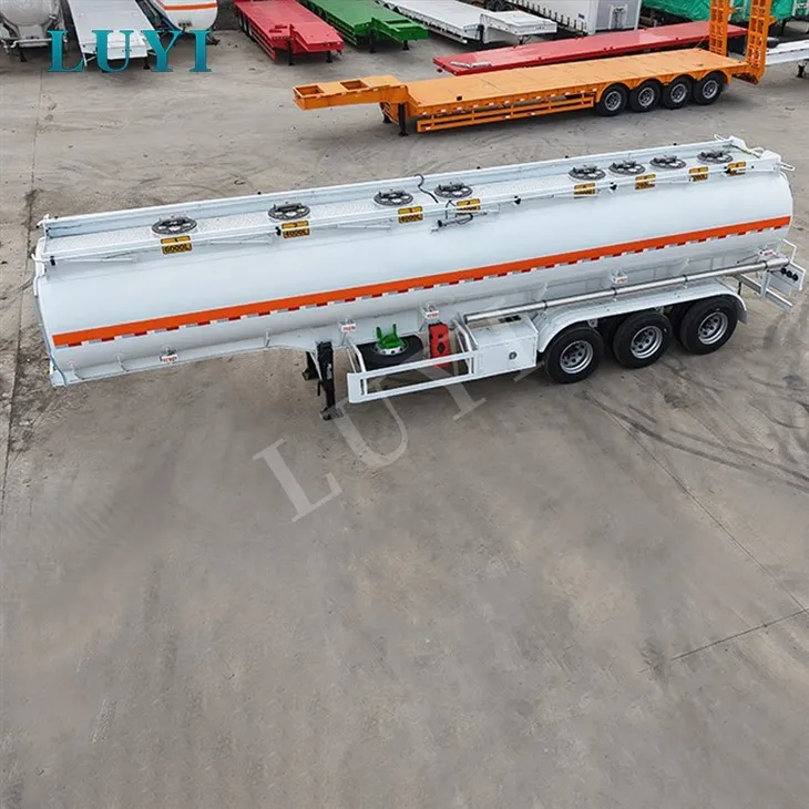 Safe Three Axle Fuel Storage Tank Trailer high quality