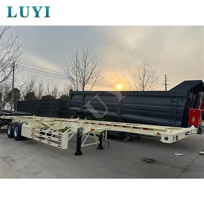 2-вісний напівпричіп-контейнер для транспортування великої вантажопідйомності